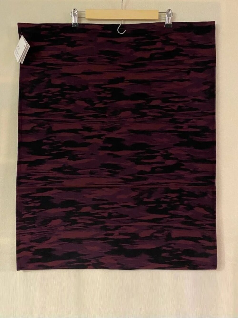 NWT Lululemon Vinyasa Painted Animal Bordeaux Drama Black camo infinity scarf